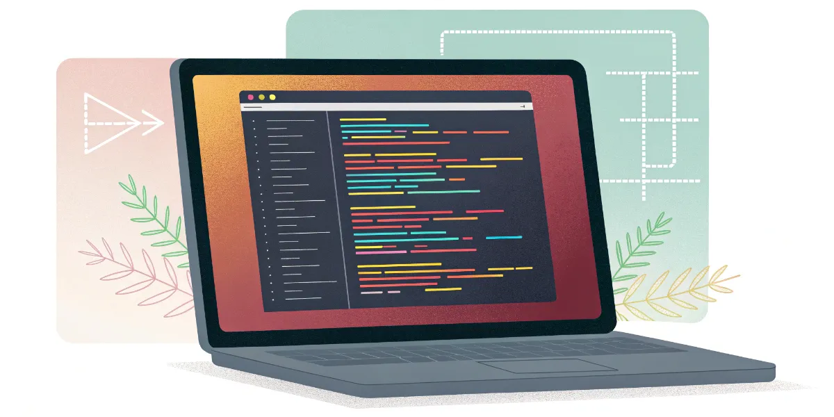 Caption suggestion: Code on a screen, symbolizing the digital mechanics of the App Store.